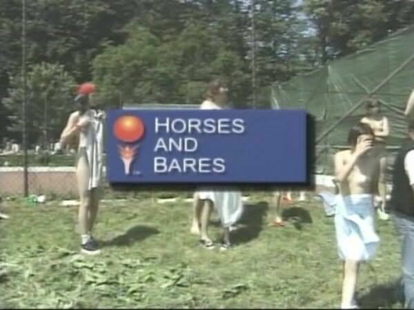 Family nudism video - horses and bares [WorldNudism]