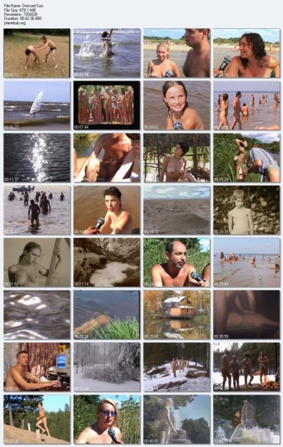 Dressed by the sun - video about a family nudism [WorldNudism]