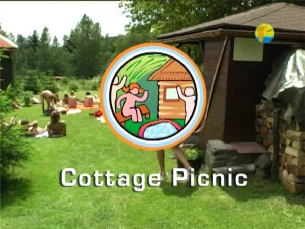 Cottage Picnic - family naturism of video [WorldNudism]