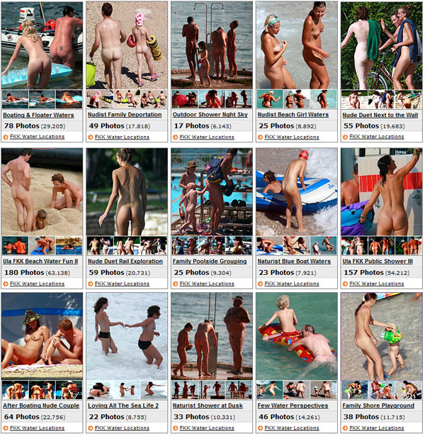 FKK water locations - parents and children nudists [WorldNudism]