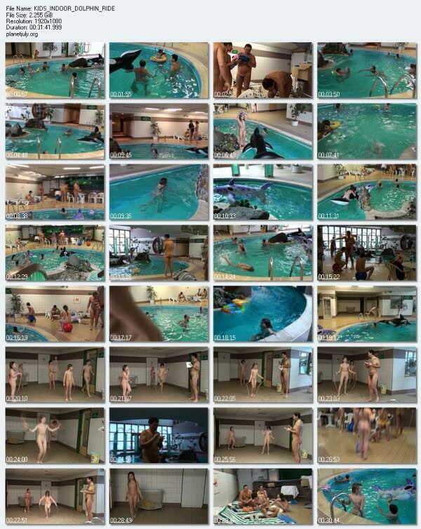 Family naturism in the pool (Pure nudism 1080p Video) [WorldNudism]