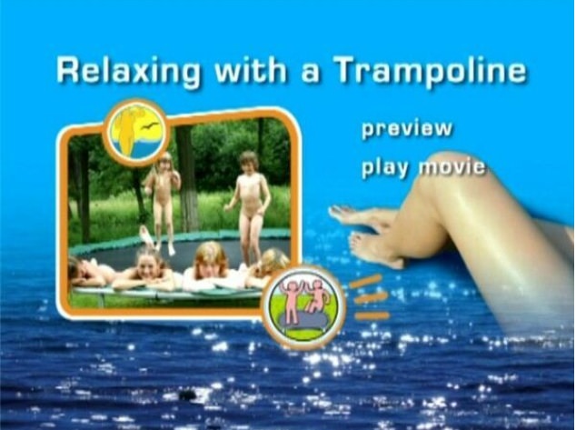 Naturism DVD video - jumps on a trampoline [WorldNudism]