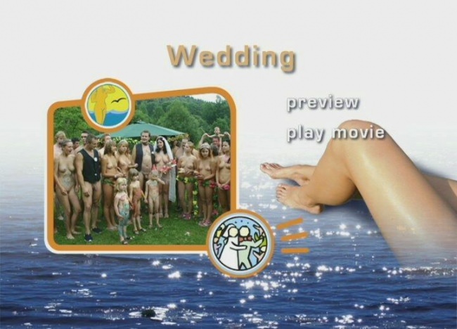 Video of a wedding of nudists [WorldNudism]