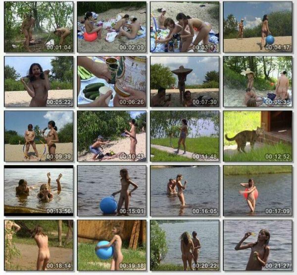 Kicking Off The Kiev Summer - family naturism video [WorldNudism]