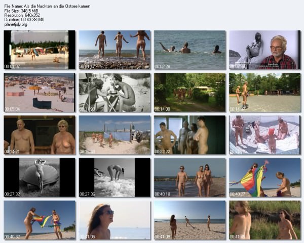 Germany nudism on the beach - video documentary [WorldNudism]