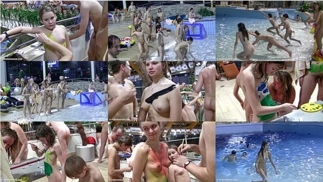 Nudism video about naked rest in the pool [WorldNudism]